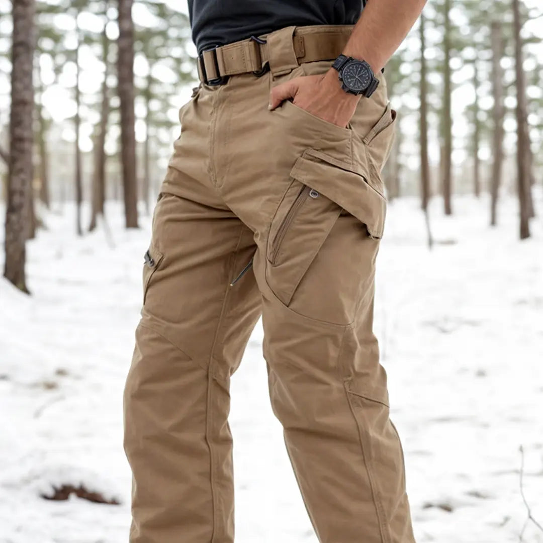 Men’s Ultra-Resistant Tactical Cargo Pants – Waterproof & Rip-Stop