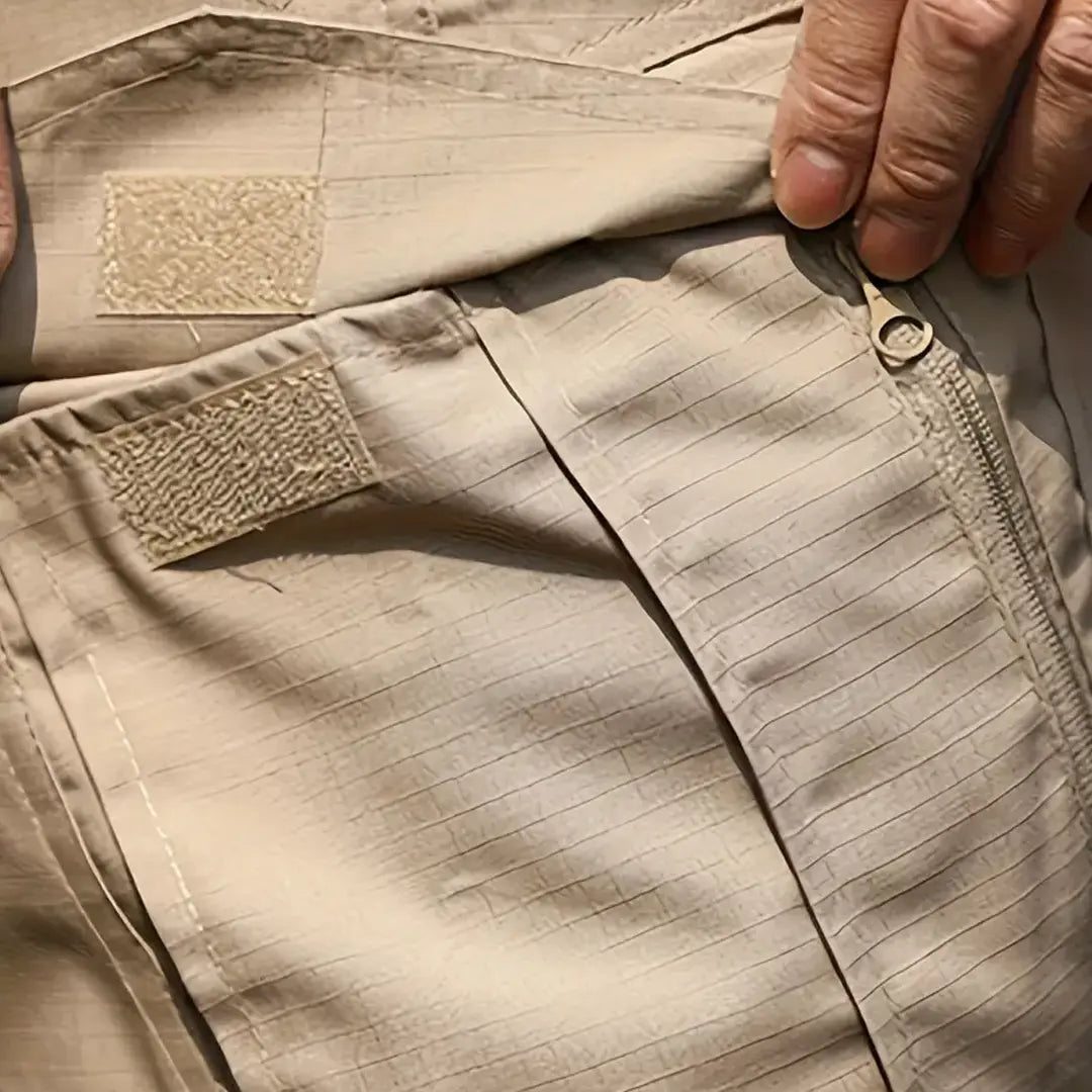 Men’s Ultra-Resistant Tactical Cargo Pants – Waterproof & Rip-Stop