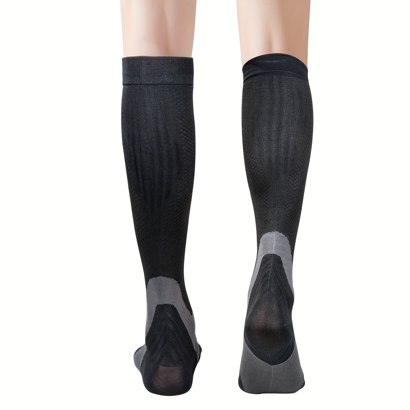 Socks styled with athletic shoes and training gear