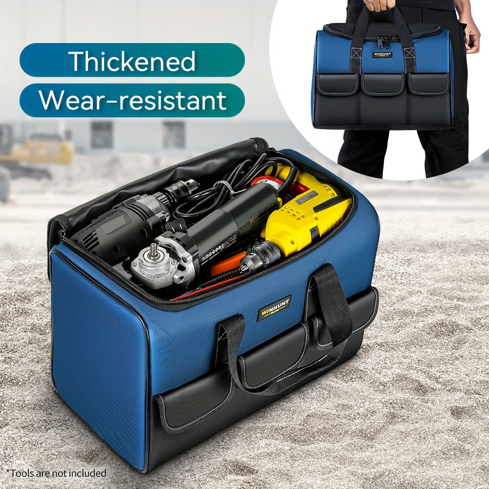 Heavy-Duty Tool Bag with Wide Opening