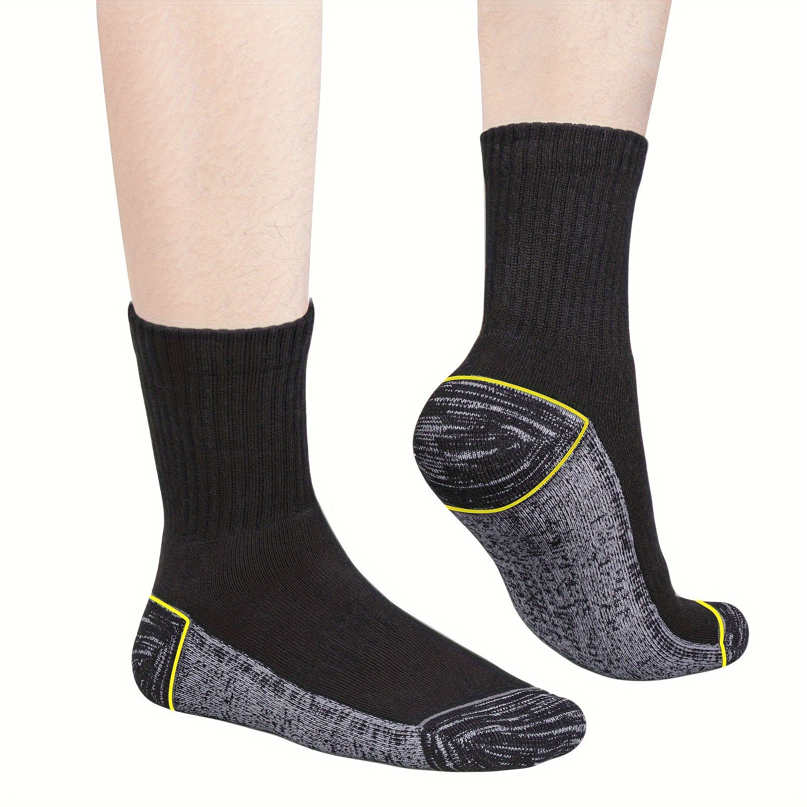 Close-up of cushioned sole and breathable knit material

