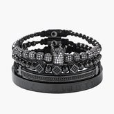 Oxvyn Royal Black Bracelet – Bold sophistication & prestige

