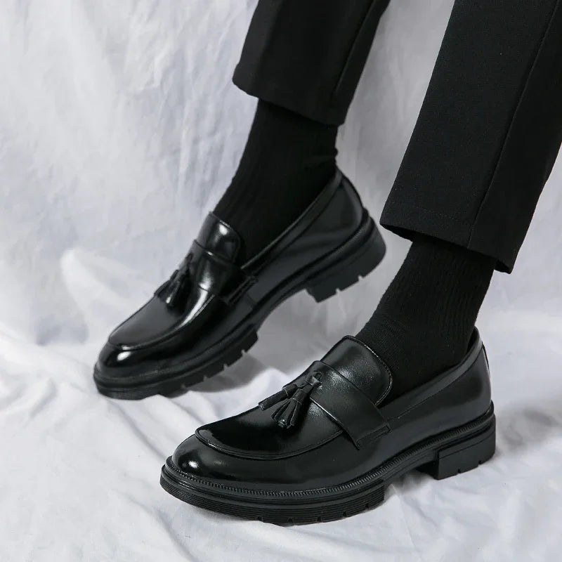 Brogue Leather Dress Shoes for Men - Oxvyn