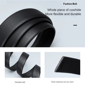 Slim Leather Belt for Men - Oxvyn