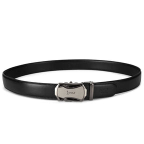 Minimalist Metal Leather Belt for Men - Oxvyn
