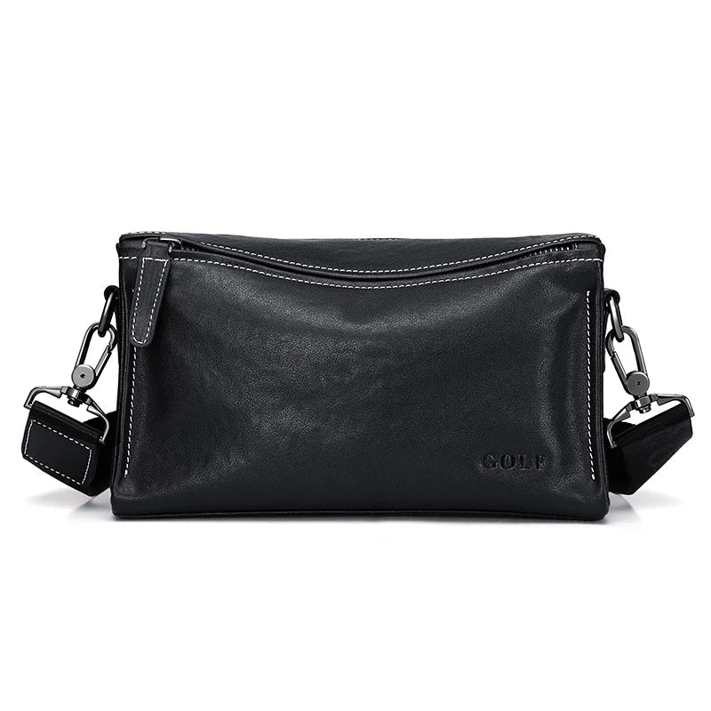 Vintage Leather Shoulder Bag for Men - Oxvyn