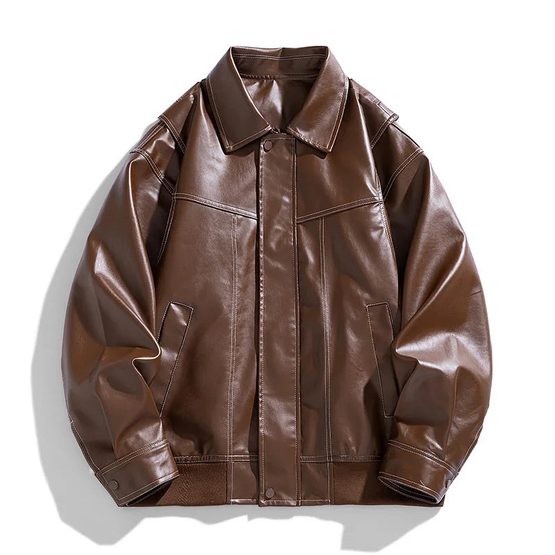 Cambridge Leather Jacket - Oxvyn