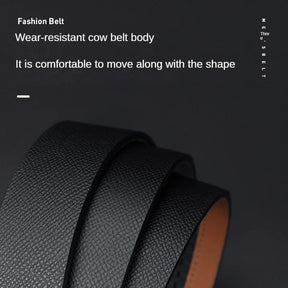 Luxury Dragon-Pattern Leather Belt - Oxvyn